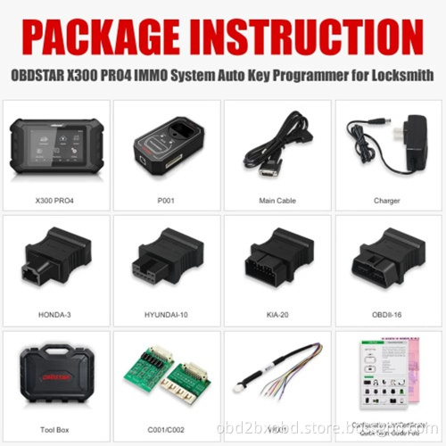 OBDSTAR X300 Pro4 Pro 4 Key Master Auto Key Programmer
